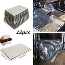 Car Hood Floor Sound Heat Noise Insulation Closed Cell Foam 12 Pcs 5mm