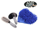 4 Pcs Car Vehicle Cleaning Set Wheel Wash Brush Wheel Rims Tire Washing Bru P1D9
