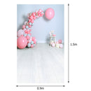 Balloon Birthday Background Cloth Home Decor Photography Props Backdrop (E) A