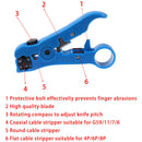Coaxial Cable Wire Cutter Stripping Tool CAT 5 RG 59/6 RG 7/11 Stripper Tool BX