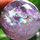1Pc Natural Amethyst Quartz Sphere Crystal Pretty Ball Healing Purple Stone