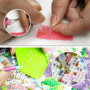 50 pcs 2x2cm Diamond Painting Embroidery Set Cross-Stitch Tool Blockage Pla