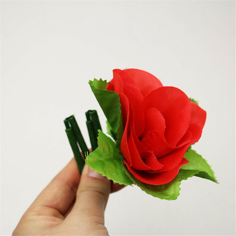 Rose Flower Magic Tricks Magician Prop Satge Close Up Magic Accessories FT