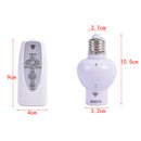 Wireless Remote Control Sound Light Sensor Lamp Holder E27 Lamp Bases Soc WsJ Gw