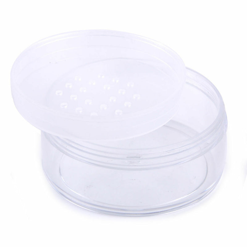 50g Powder Jar Box Case Empty Cosmetic Container Sponge Puff for Makeup Travel