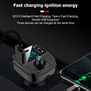 QC3.0 Wireless Bluetooth Handsfree Car FM Transmitter MP3 Player USB Charger Kit
