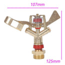 5 Piece 3/4 Inch Metal Irrigation Garden Lawn Lawn Full 360 Rotary Water Ir