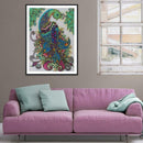 5D DIY Special Shaped Diamond Painting Peafowl Cross Stitch Craft Kit Decor