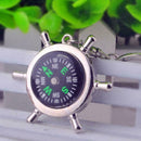 Fashion Unisex Compass Metal Car Keyring Keychain Key Chain Ring Hot Keyfob Z0X0