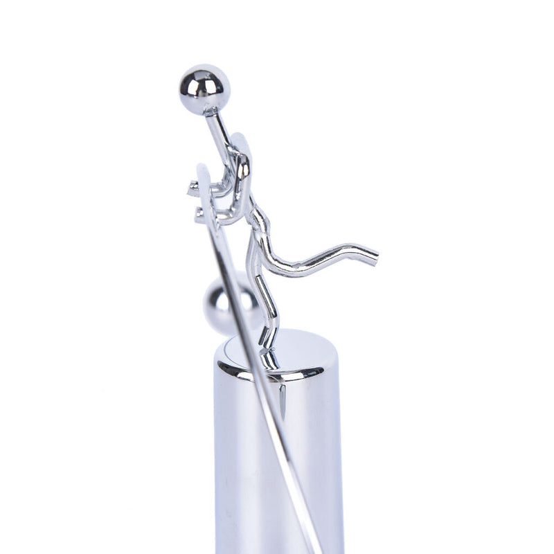 Hot   Weightlifter Gadget Perpetual Motion Desk Art Gift Office Decor  Z