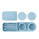 Travel Portable Contact Lens Companion Box Eye Care Kit Set with Storage Ca