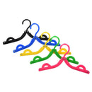5pcs Clothing Hangers Portable Folding Plastic for Travel Camping open air X2P7