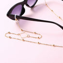 Eye Glasses Sunglasses Beading Chain Holder Lanyard Necklace Strap Square Wo3C