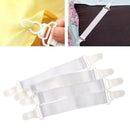 4Pcs Bed Sheet Holder Elastic Fasteners Mattress Cover Blankets Grippers Clip