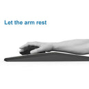 Mouse Pad Pain Relief Ergonomic Design Non Slip Large Three Dimensional Desk Mat