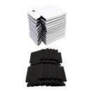 40 Pieces Beer Can Coolers Sleeves Soft Insulated Reusable White & Black