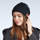 Bluetooth 5.0 Headset Knitting Cap Wireless Music Headphones Sports Hat Unisex