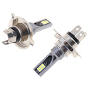 2X H4 200W 12000LM LED Car Fog Light Hi / Lo Beam Globe Bulb@