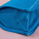 Women Makeup Storage Bag Toiletries Organizer Makeup Brush Holder (Blue) A