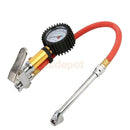 Car Air Tire Inflator with Dial Gauge Auto Bike Compressor Automotive Tool