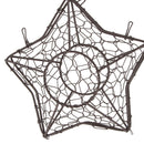 Romantic Iron Star Shape Succulent Pot Metal Hanging Planter Plant Holder