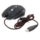 Adjustable 4000DPI Optical Wired Gaming Game Mice Mouse for Laptop PC