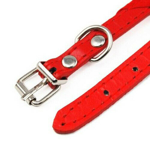 5X(Adjustable Pet Dog Cat Bandana Scarf Collar Small Size Red G4I2)