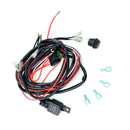 12V 40A Tree Harness Loom Fuse Relay Switch For 2 LED Working Fog