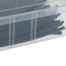 100Pcs/Box Black 100mm 2:1 Heat Shrink Tubing Polyolefin Tube Sleeving Set JClj