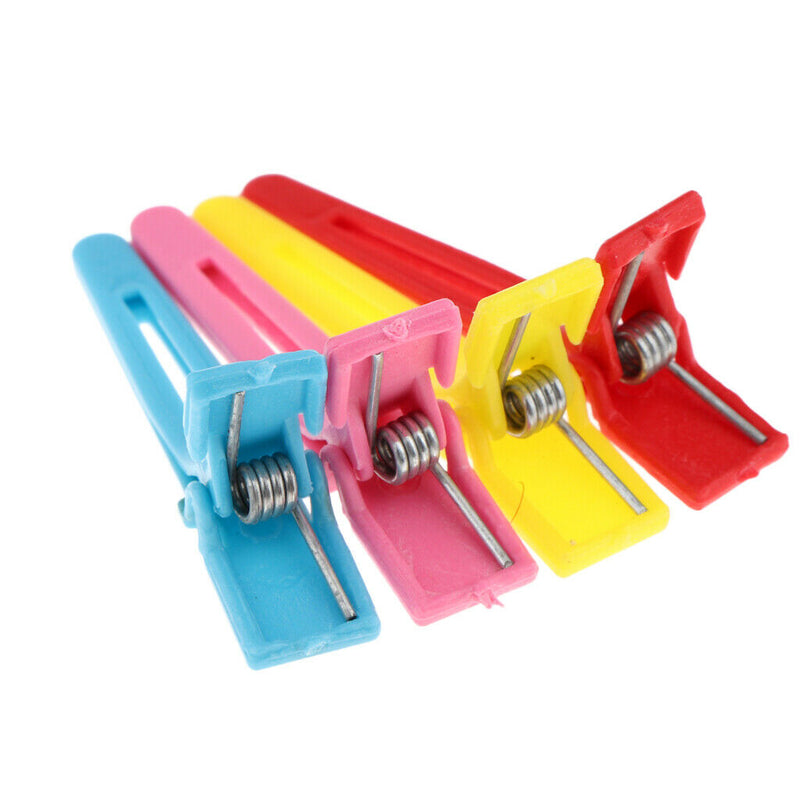 50Pcs Multicolored Duckbill Hair Sectioning Clips Hairdressing Styling Clamps