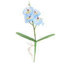 artificial orchid plant potted - 33cm silk flowers wedding decor Blue