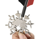 Outdoor Camping Grinding  Repair Tool Wrench  Shaped With Key Ring