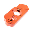 Orange Motorcycle Handlebar Bar Grip Brake Lever Lock Anit Theft Security