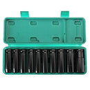10Pcs 8-24Mm 1/2 inch Drive Deep Impact Socket Set Heavy Metric Garage Tool