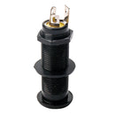 Guitar Bass Battery Holder Cover Box 9Volt with Input Output Jack Black