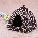 Samll Strawberry Pet Dog Cat Bed House Kennel Doggy Puppy Basket Pad