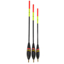 3pcs Rock Fishing Floats Balsa Wood Floats Bobbers Buoy Copper Head 3 Size