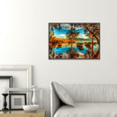 5D DIY Full Drill Diamond Painting Scenery Cross Stitch Embroidery Mosaic