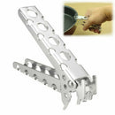 Portable Aluminum Alloy Camping Picnic Cookware Pan Bowl Pot Gripper Clamp Clip