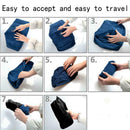 Inflatable Travel Footrest Leg Foot Rest Car Seat Pillow Portable Pad Hot A2U4