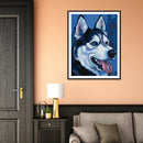5D DIY Full Drill Diamond Painting Looking Dog Cross Stitch Embroidery Kit
