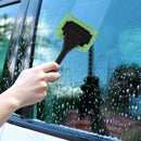 Microfiber Auto Window Cleaner Car Brush Windshield Wiper Cleaner (Green)