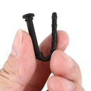 Black PC Fan Rubber Screw Damping Nail Vibration Dampening Screw Pin Rivet U6R2