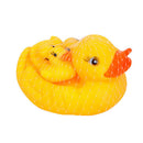4PCS Baby Bathing Developmental Toys Water Floating Squeaky Rubber Ducks