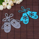 Snowflake Gloves Cutting Dies Stencils Scrapbook Embossing DIY Craft Card