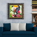 5D Full Round Drill Diamond Painting DIY Parrot Rhinestone Mosaic Picture