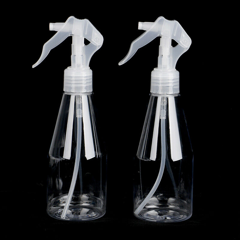 2PC 200ML Portable Plastic Spray Bottle Transparent Makeup Moisture Hn