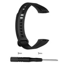 Silicone Wristwatch Band Strap for Huawei Honor 3 Smart Bracelet(Black)