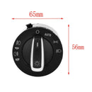 Chrome Headlight Fog Lamp Control Switch 4FD941531A for Audi A6 Q7 C6 RS6