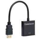 CableDeconn F0201 HDMI 1.2 Male to VGA Female Support HDCP Adapter Cable